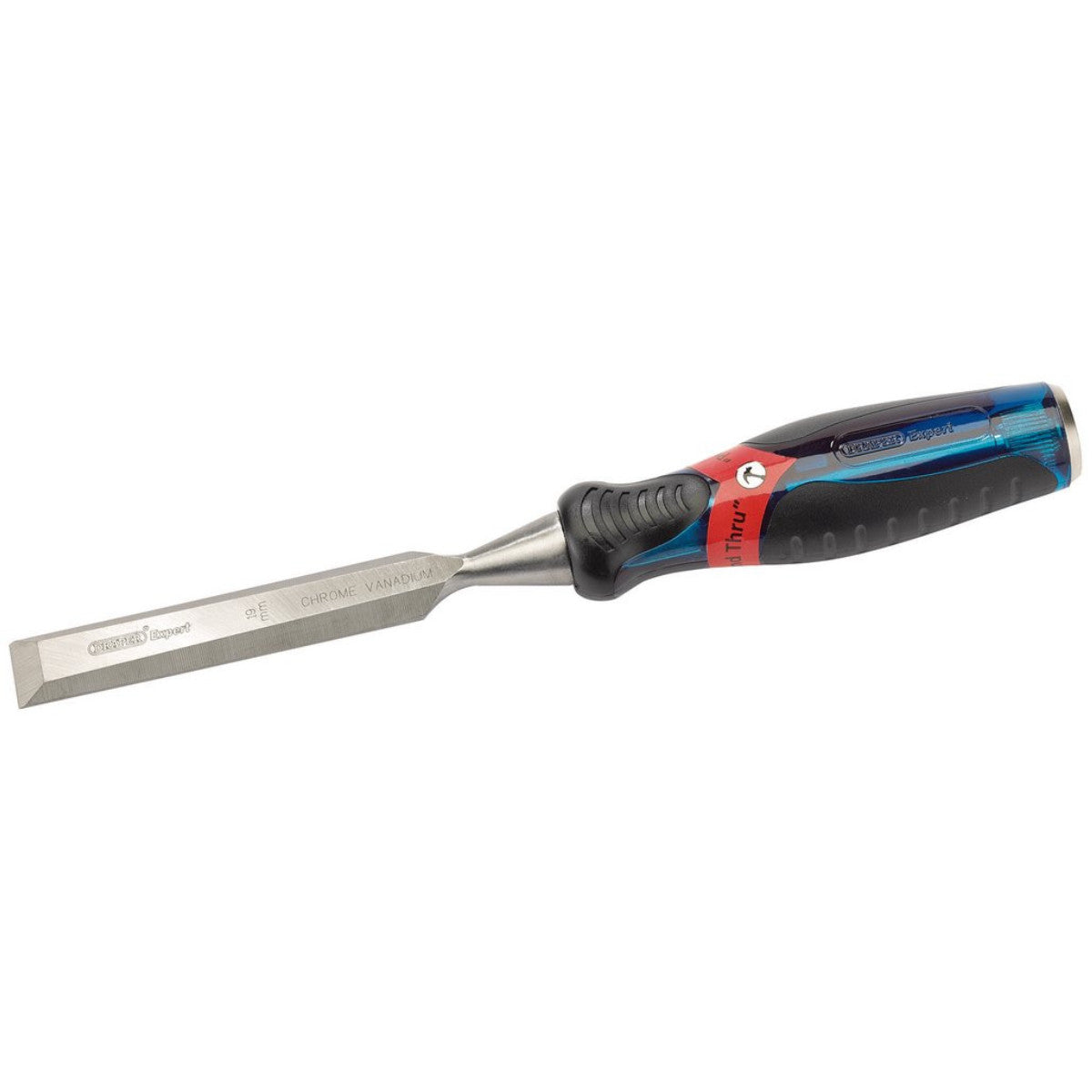 Draper Expert Soft Grip 'Pound Thru' Bevel Edge Wood Chisel, 19 x 140mm 24406