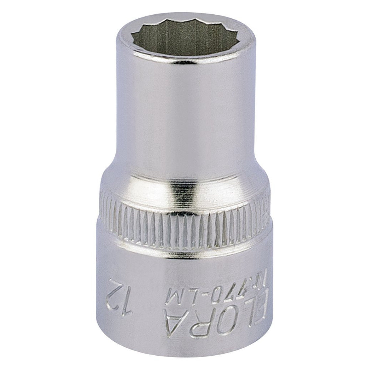 Elora Bi-Hexagon Socket, 1/2" Sq. Dr., 12mm 24575