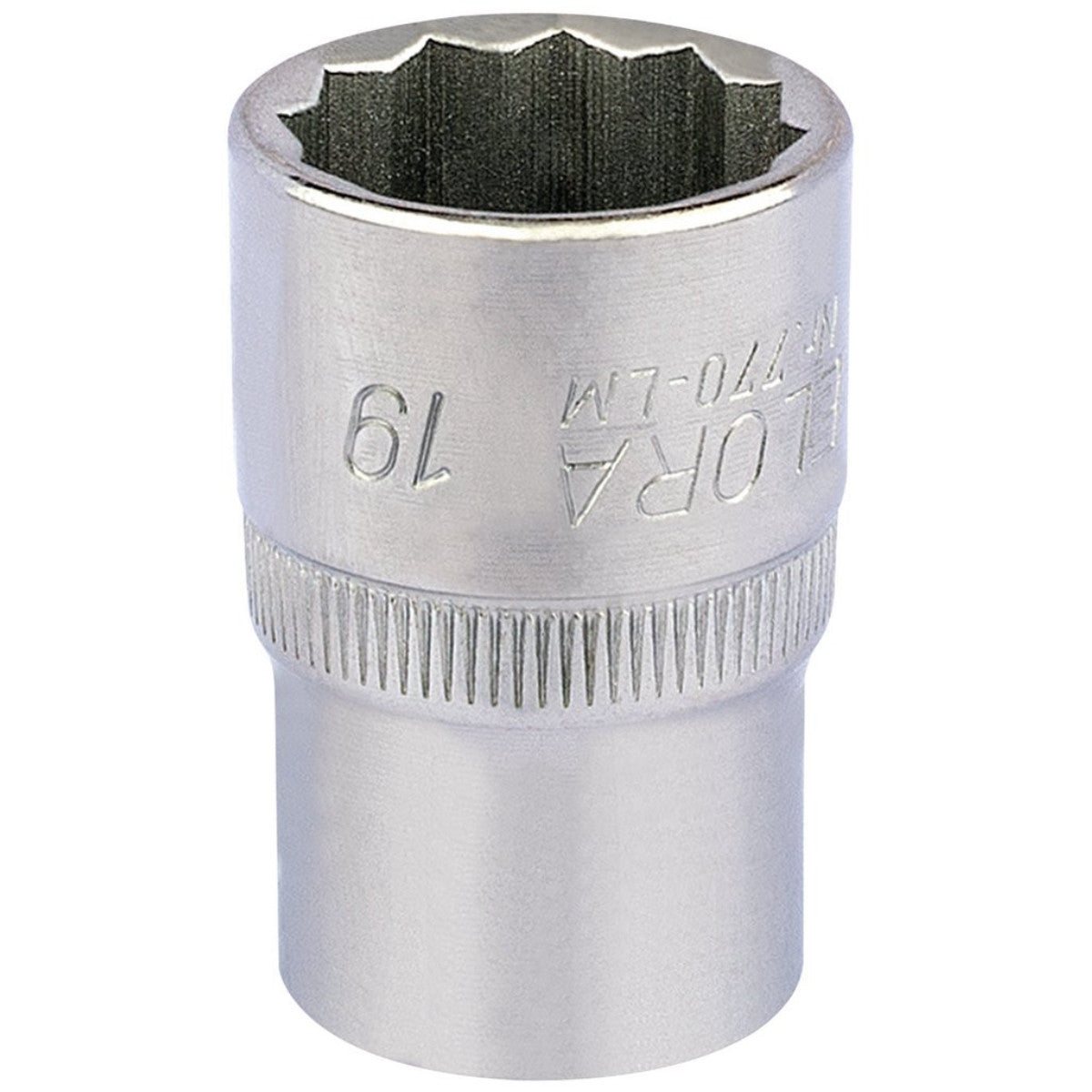 Elora Bi-Hexagon Socket, 1/2" Sq. Dr., 19mm 24640
