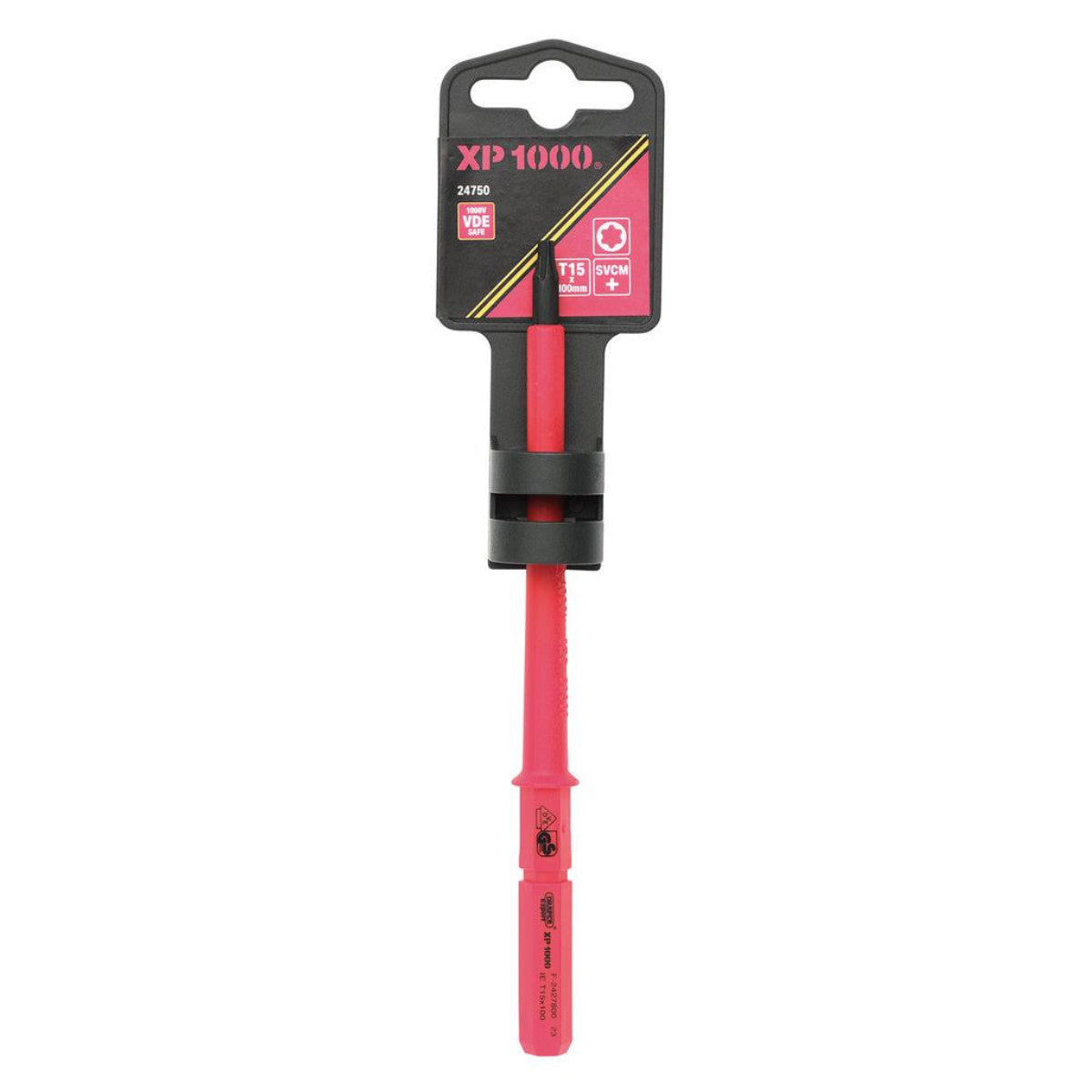XP1000 VDE Draper TX-STAR Interchangeable Screwdriver Blade, T15 x 100mm 24750