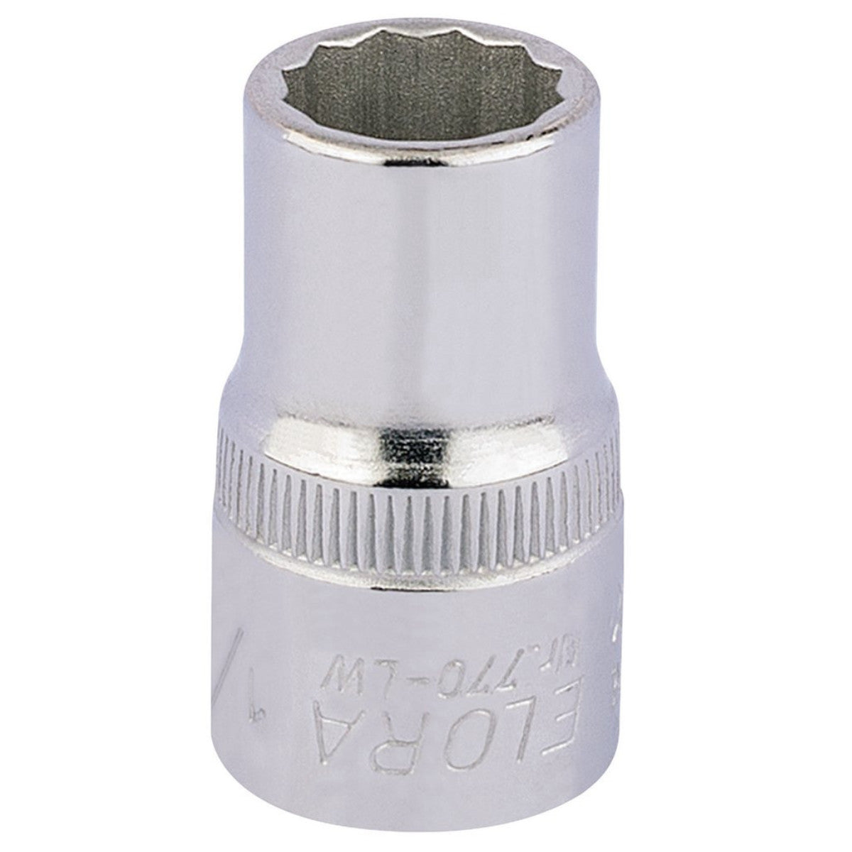 Elora Whitworth Bi-Hexagon Socket, 1/2" Sq. Dr., 1/4" 24814