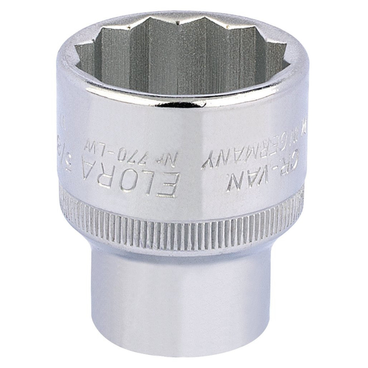 Elora Whitworth Bi-Hexagon Socket, 1/2" Sq. Dr., 5/8" 24872