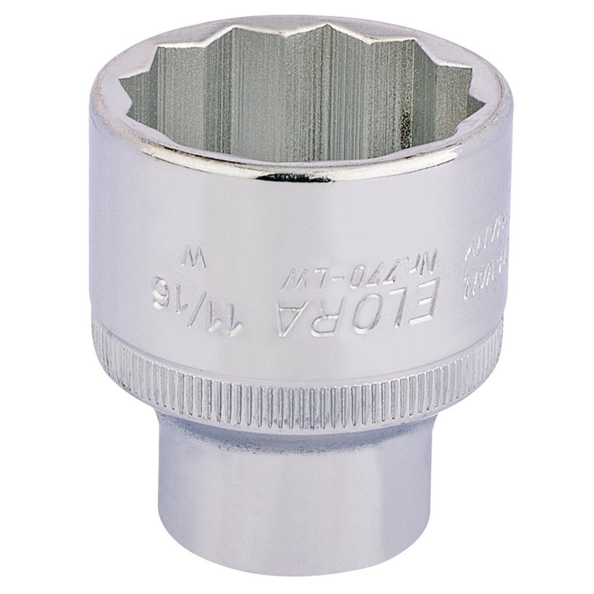 Elora Whitworth Bi-Hexagon Socket, 1/2" Sq. Dr., 11/16" 24880