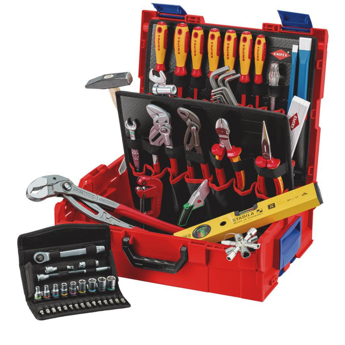Knipex 00 21 19 LB S L-BOXX Plumbing Tool Kit, 52 Parts, 357mm 25026