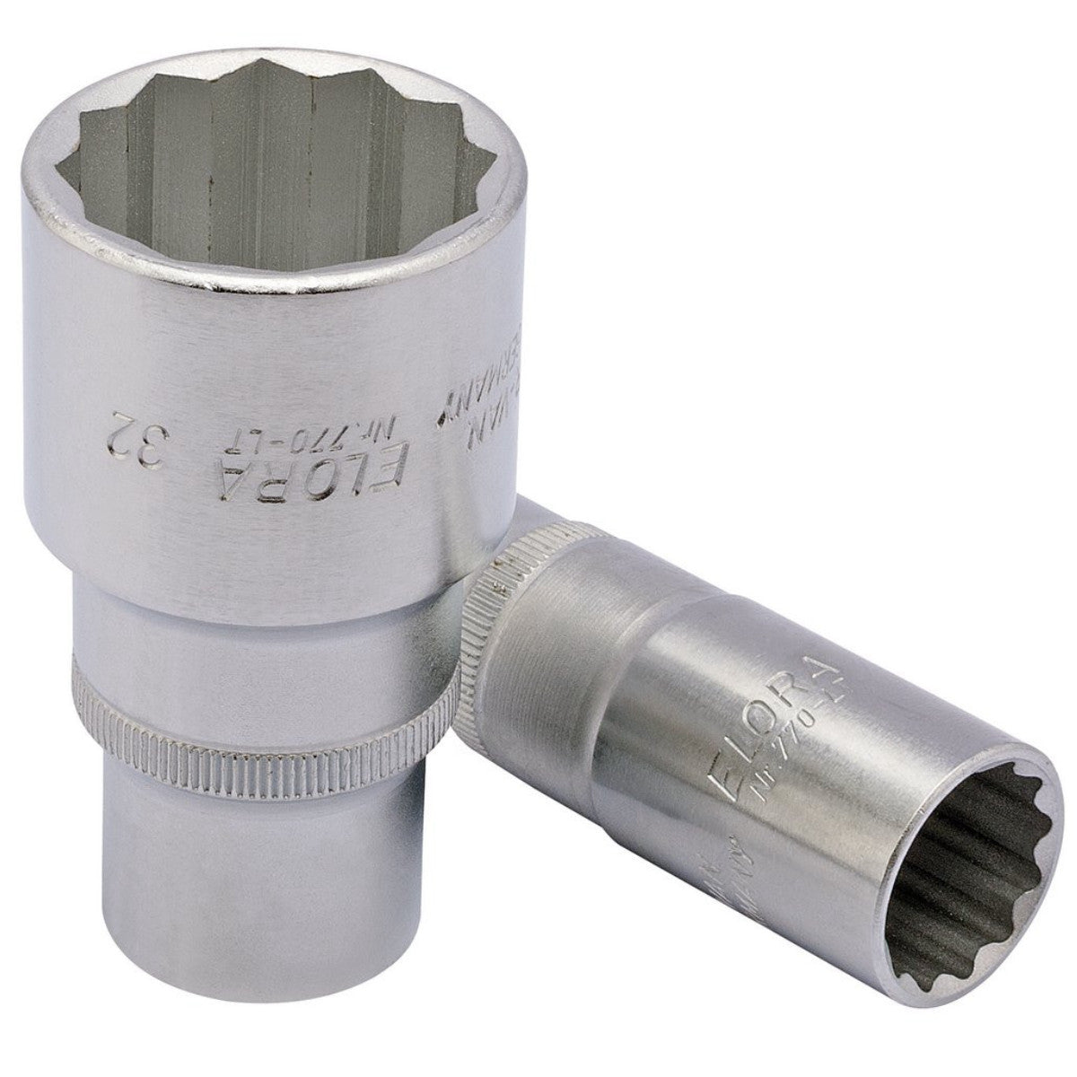 Elora Deep Bi-Hexagon Socket, 1/2" Sq. Dr., 19mm 25119
