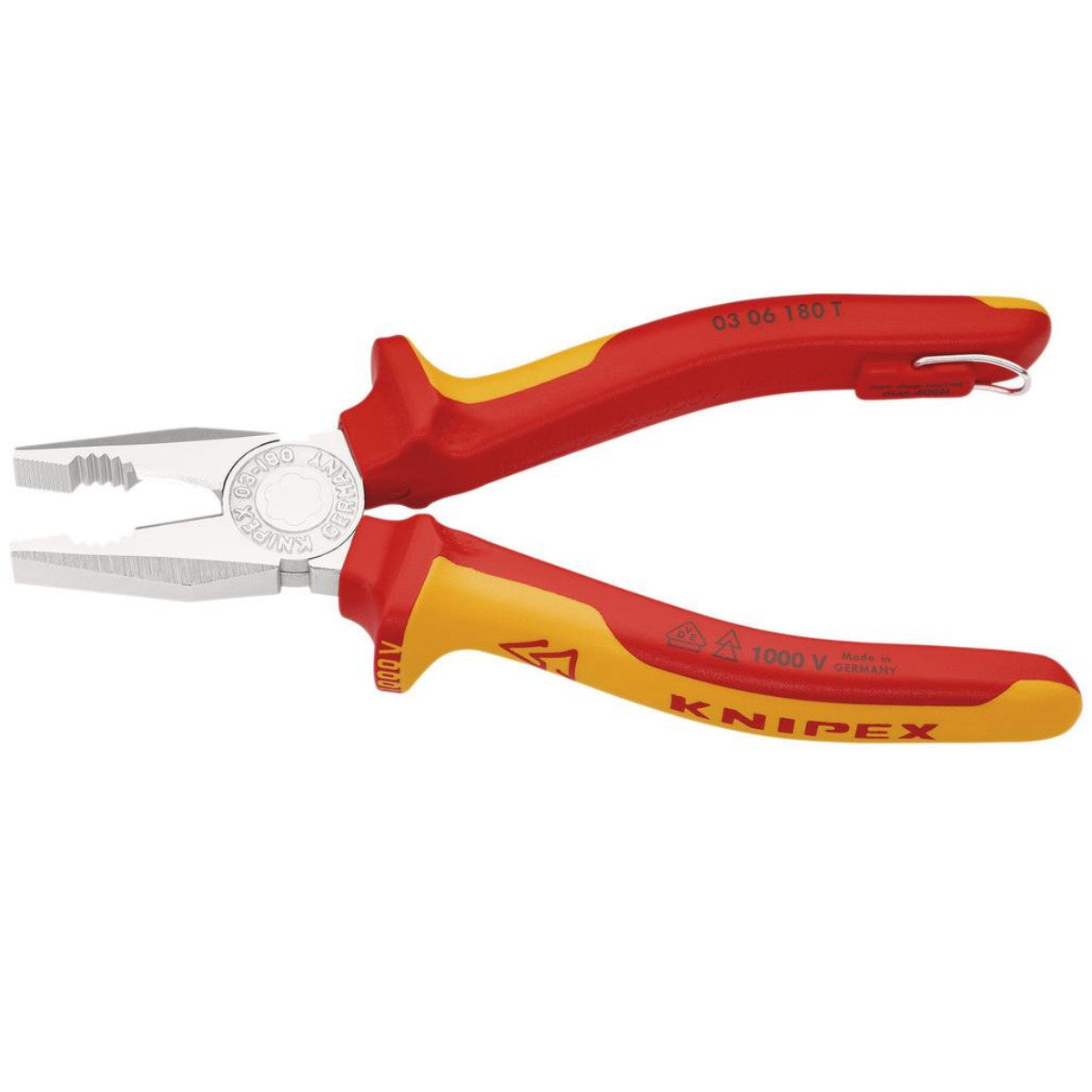 Knipex 03 06 180 T BK Combination Pliers, 180mm 25157