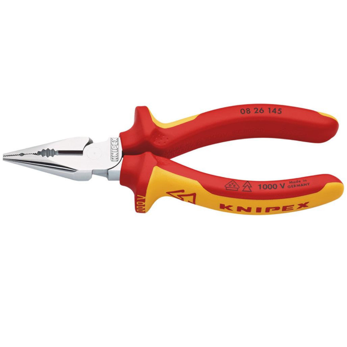 Knipex 08 26 145 SB VDE Needle-Nose Combination Pliers,145mm 25158