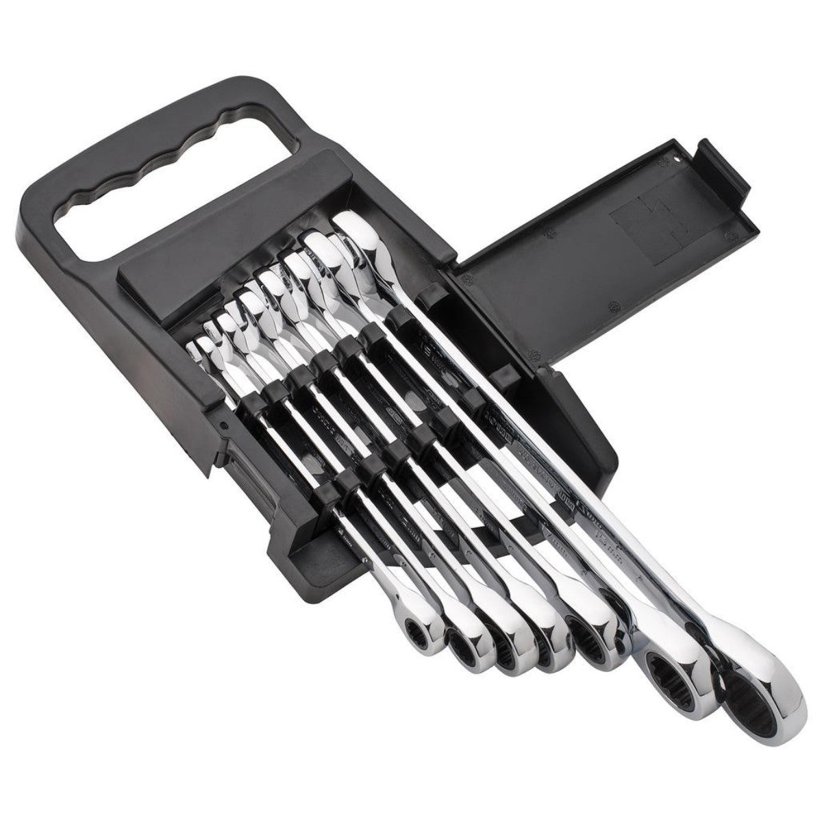 Draper HI-TORQ Metric Ratcheting Combination Spanner Set (7 Piece) 25397