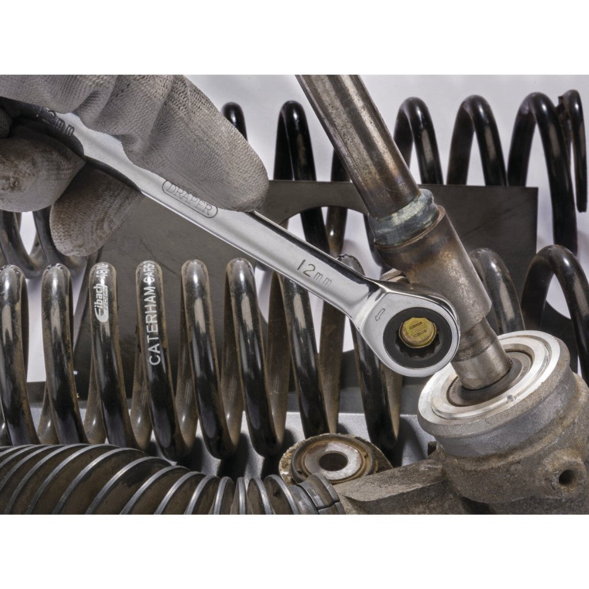 Draper HI-TORQ Metric Ratcheting Combination Spanner Set (7 Piece) 25397