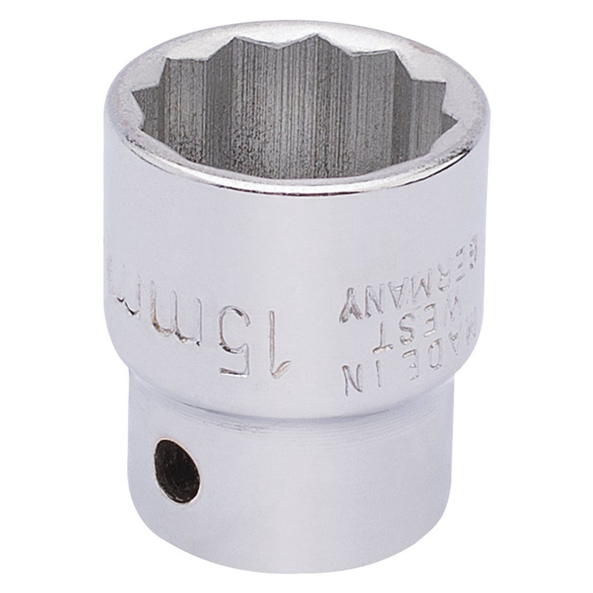 Elora Bi-Hexagon Socket, 3/8" Sq. Dr., 15mm 25911