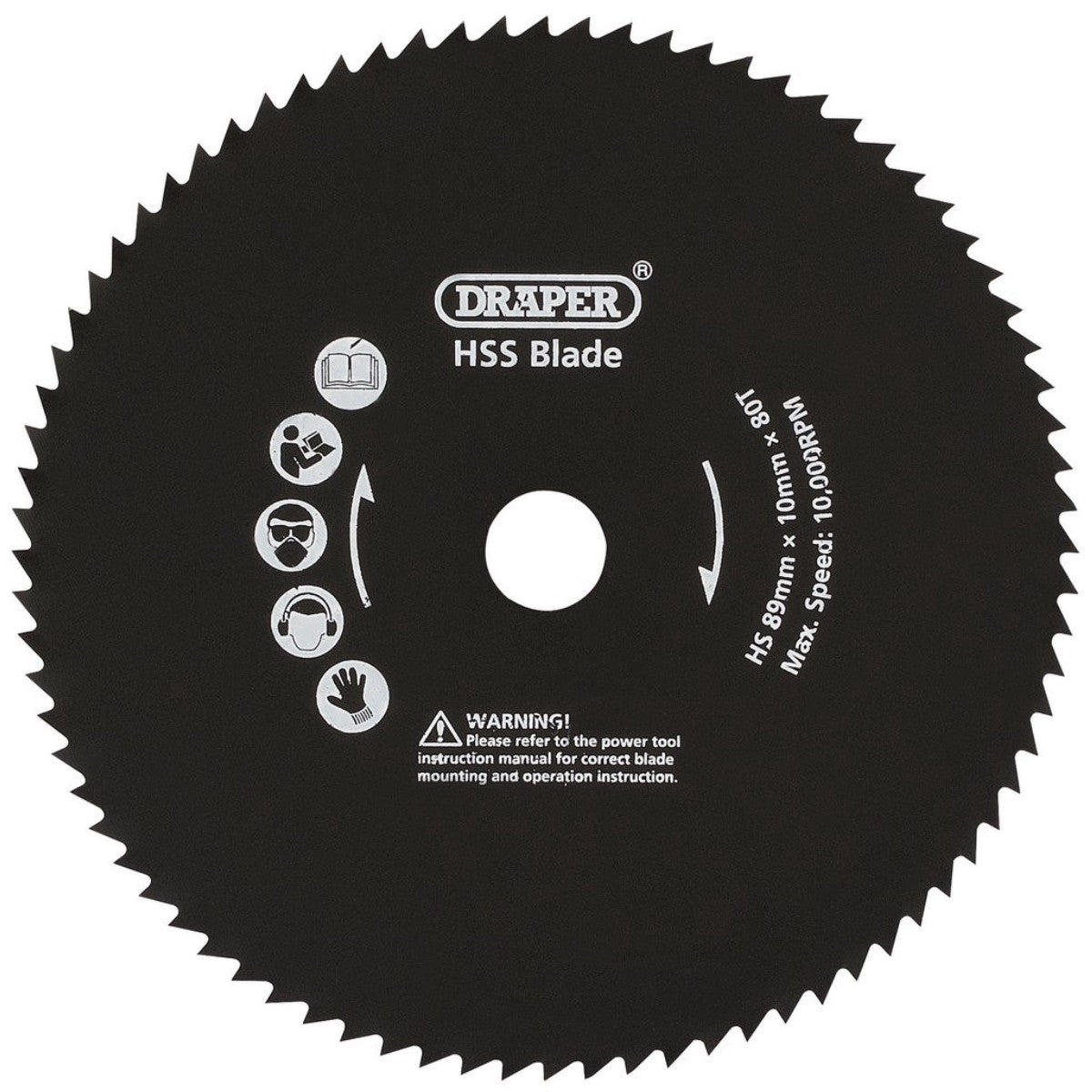 Draper 89mm Metal Cut Blade for Draper Storm Force Mini Plunge Saw 25914
