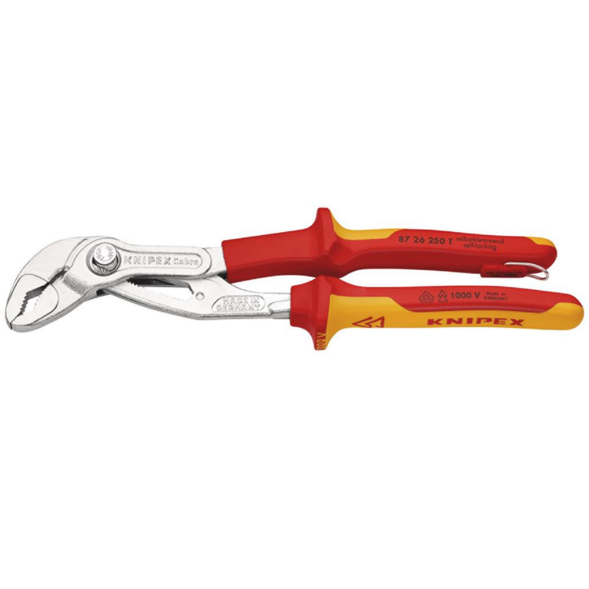 Knipex 87 26 250 T BK Cobra VDE High-Tech Water Pump Pliers, 250mm 26007