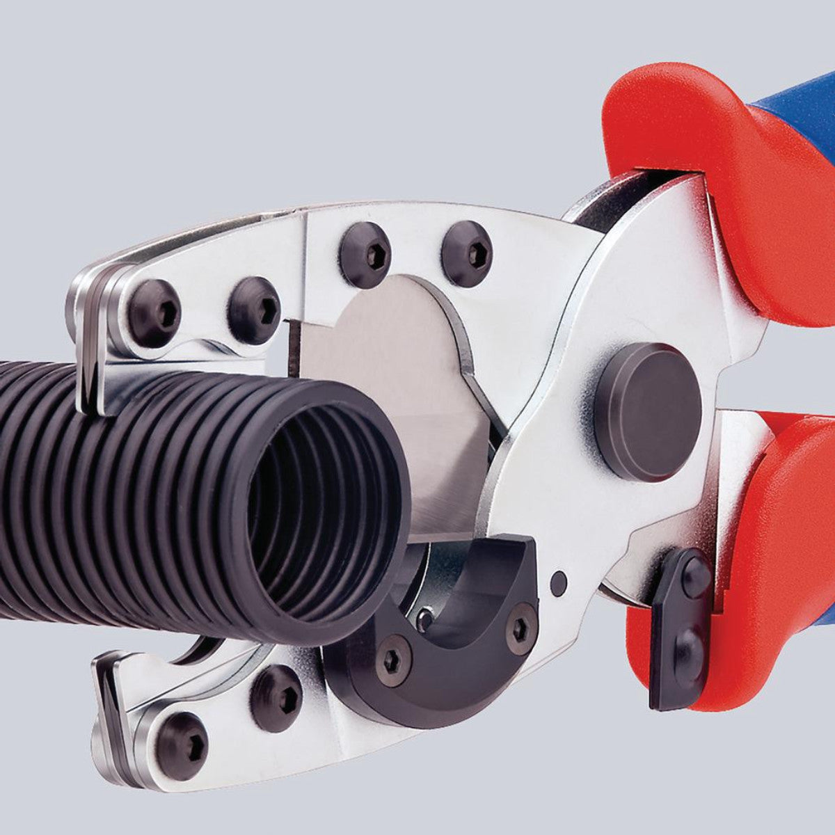 Knipex 90 25 20 SB Pipe Cutter for Composite Pipes and Protective Tubes, 210mm 26090