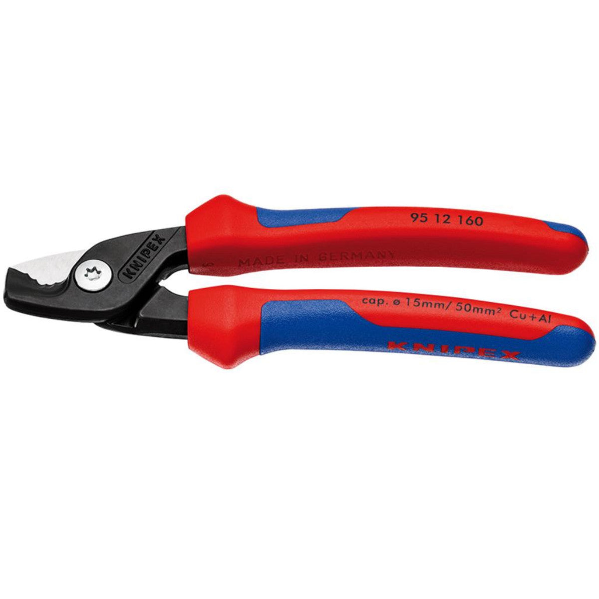 Knipex 95 12 160 SB StepCut Cable Shears, 160mm 26112