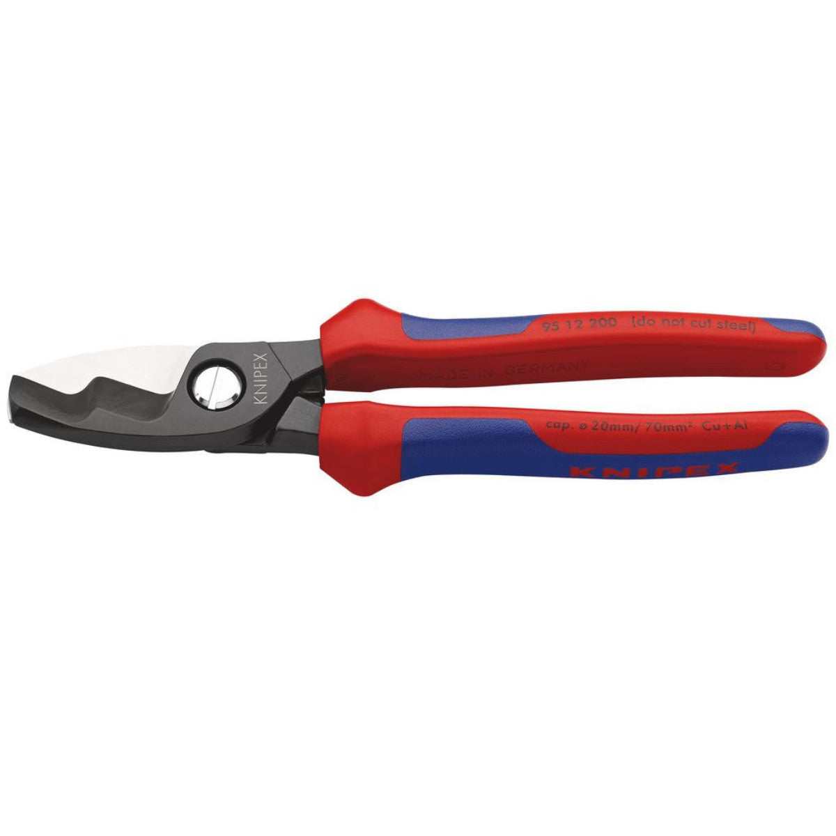 Knipex 95 12 200 SB Cable Shears with Twin Cutting Edge, 200mm 26113