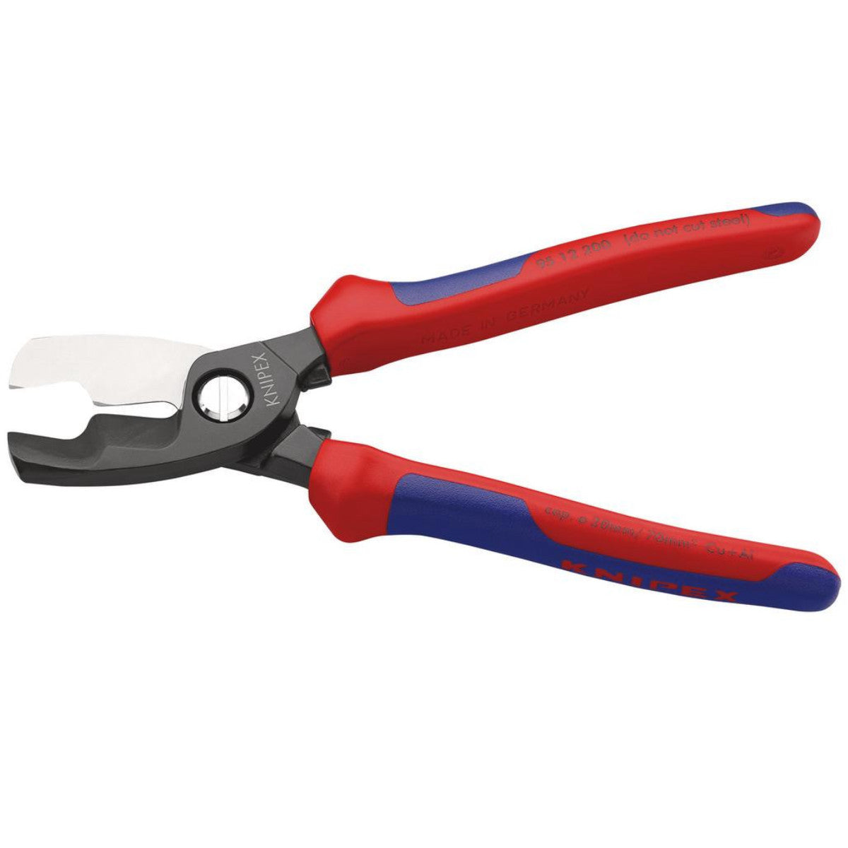 Knipex 95 12 200 SB Cable Shears with Twin Cutting Edge, 200mm 26113