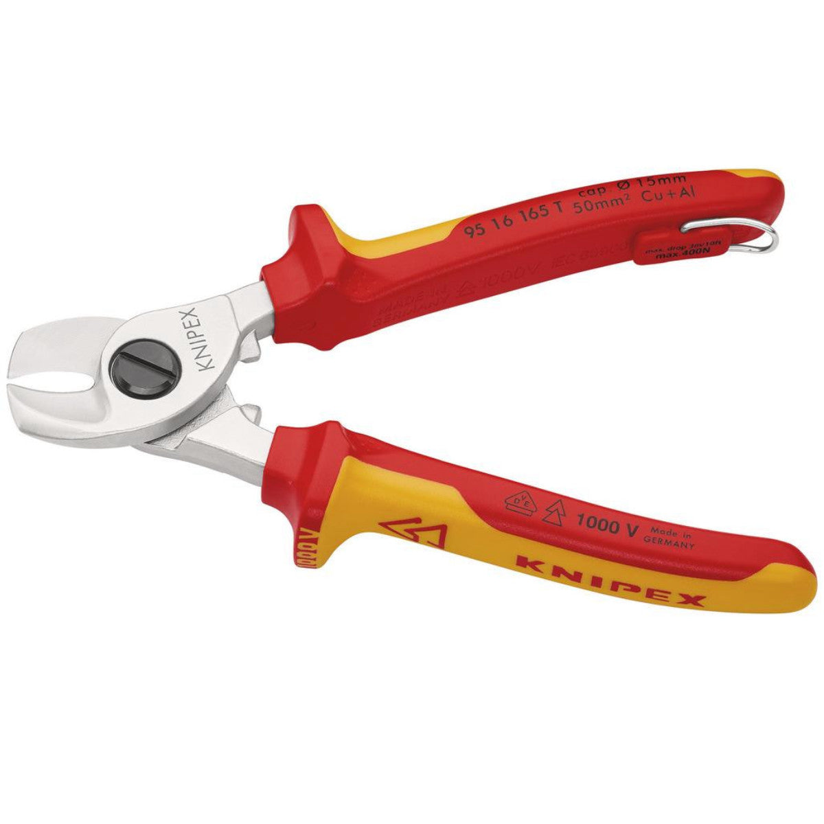 Knipex 95 16 165 T BK VDE Cable Shears, 165mm 26122