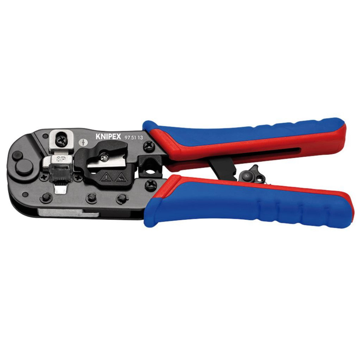 Knipex 97 51 13 SB Crimping Pliers for RJ45 Western plugs, 190mm 26139