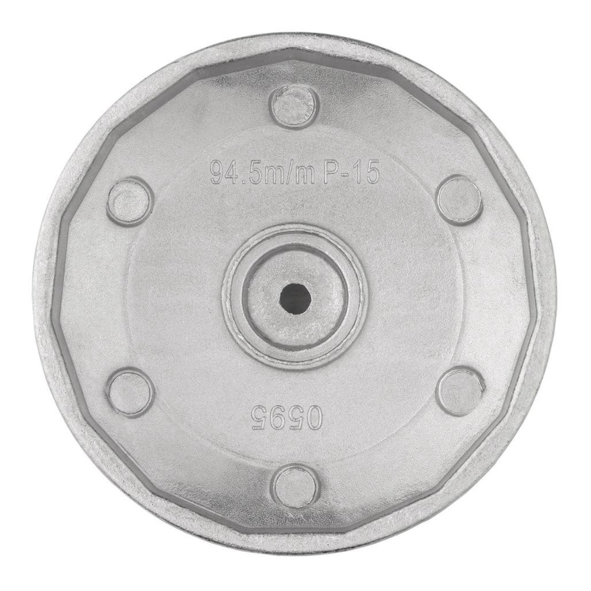 Draper Oil Filter Wrench, 3/8" Sq. Dr., 94.5mm/15 Flutes 27138