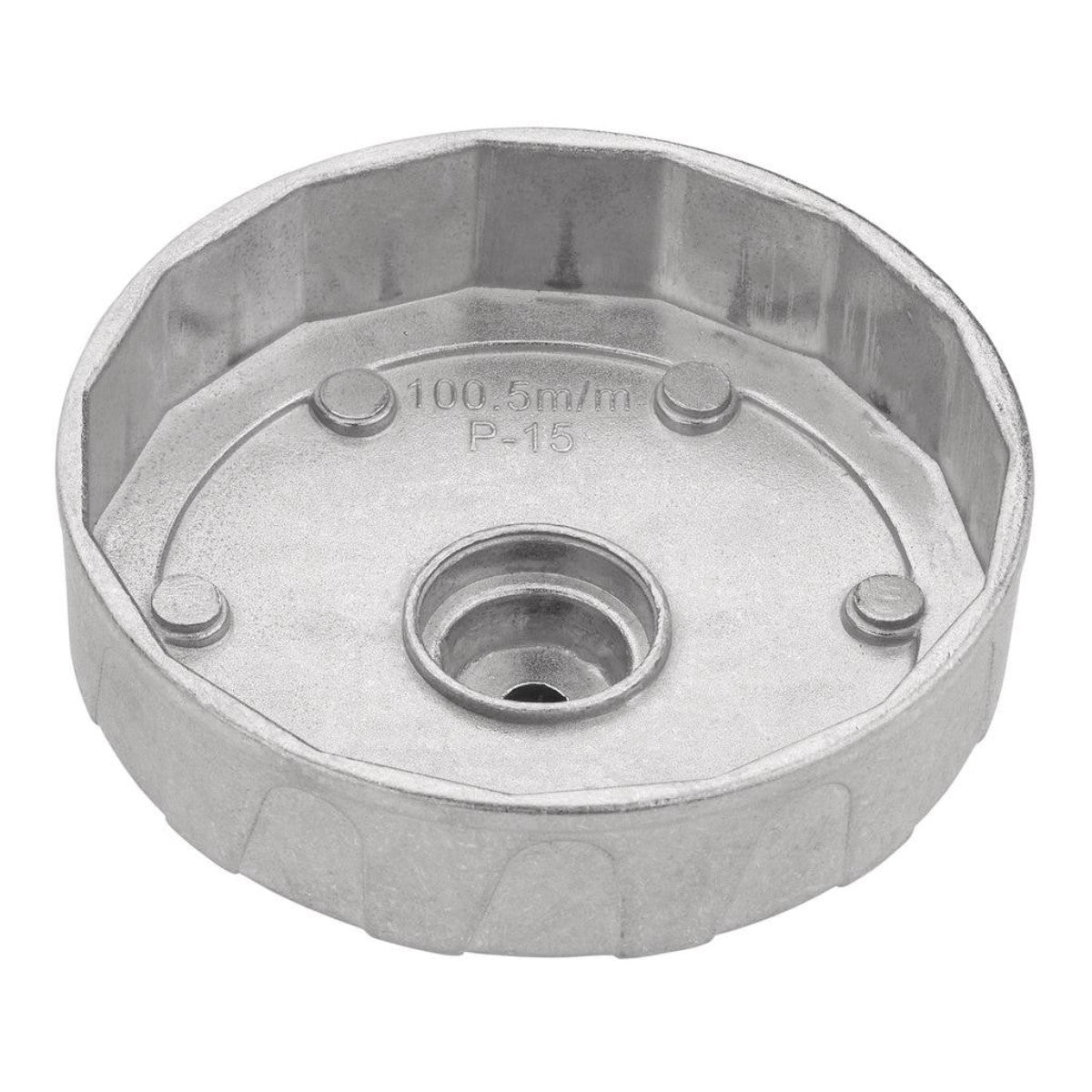 Draper Oil Filter Wrench, 3/8" Sq. Dr., 100.5mm/15 Flutes 27139