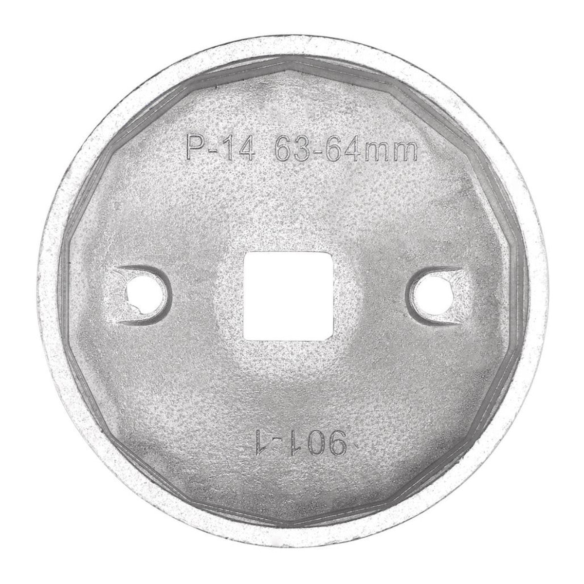 Draper Oil Filter Wrench, 1/2" Sq. Dr., 63-64mm/14 Flutes 27455