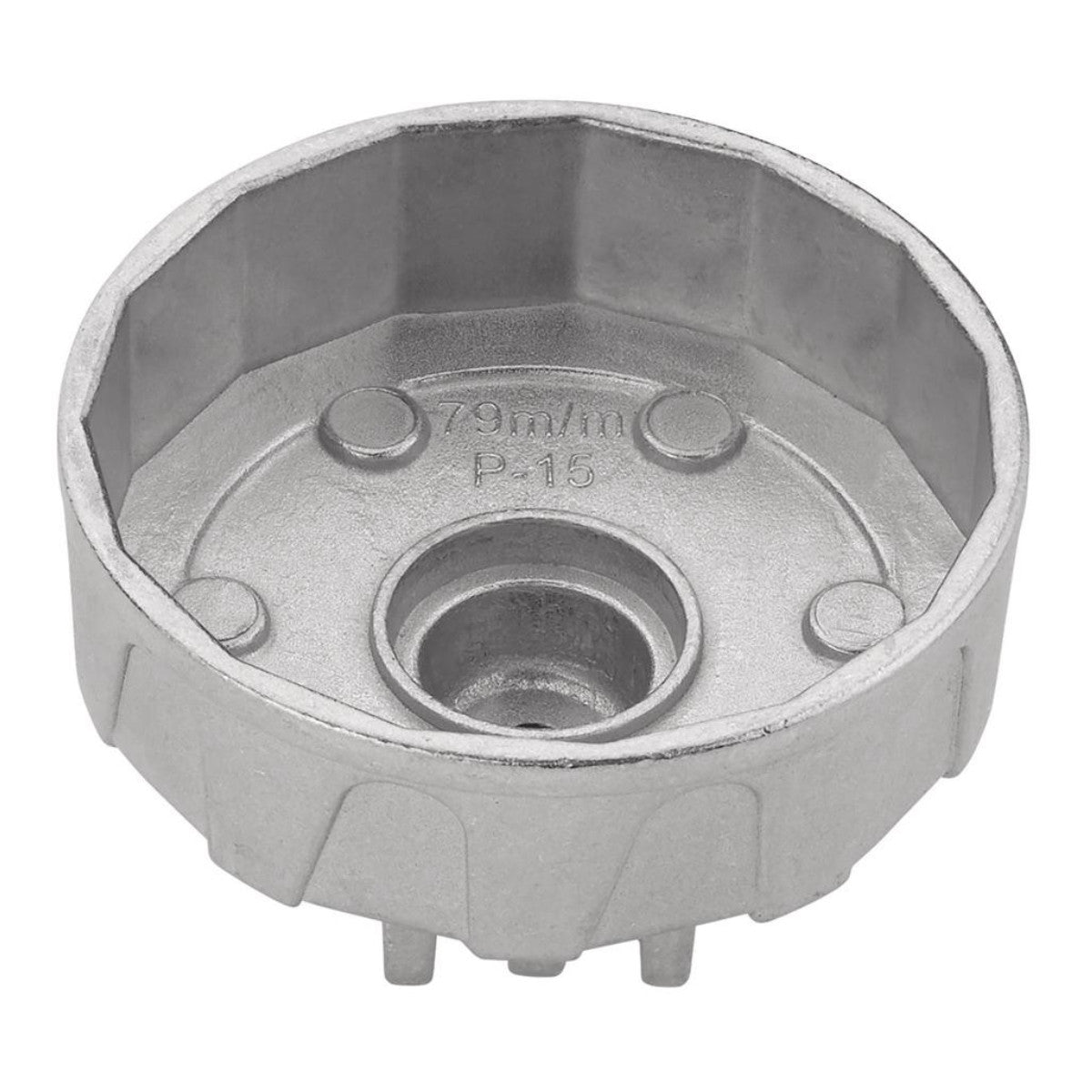 Draper Oil Filter Wrench, 3/8" Sq. Dr., 79mm/15 Flutes 27750