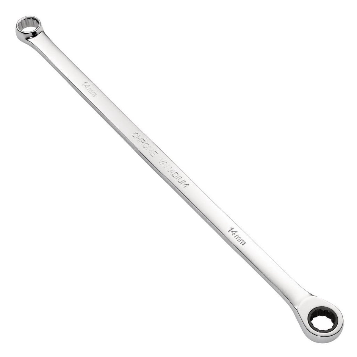 Draper HI-TORQ Metric Extra-Long Double Ring Ratchet Spanner, 14mm 27770