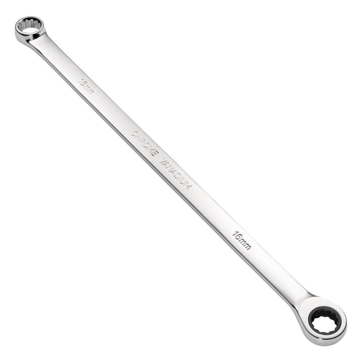 Draper HI-TORQ Metric Extra-Long Double Ring Ratchet Spanner, 16mm 27773