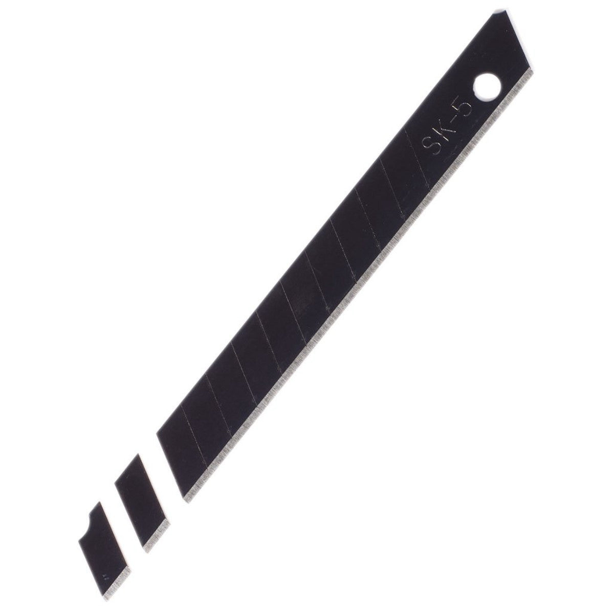 Draper Snap-Off Segment Knife Blades, 9mm, Black (Pack of 10) 27786