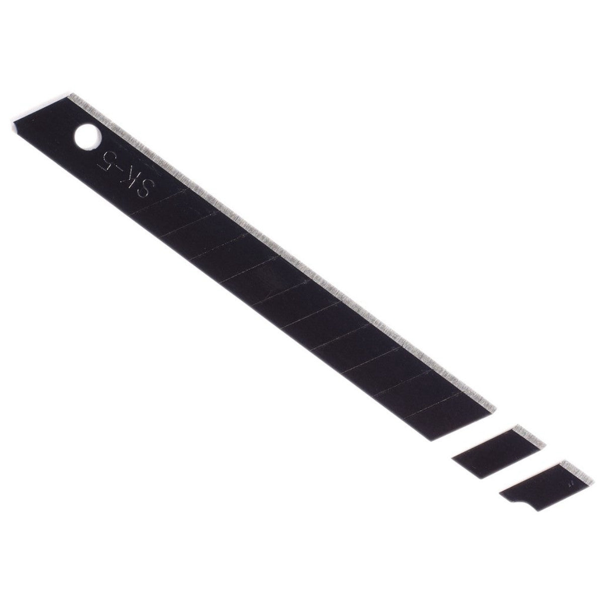 Draper Snap-Off Segment Knife Blades, 9mm, Black (Pack of 10) 27786