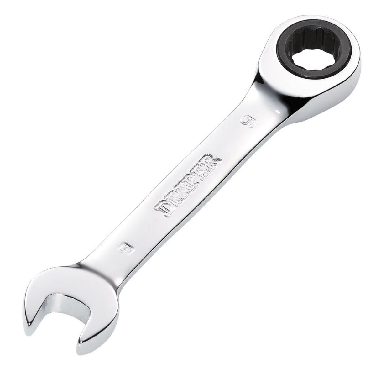 Draper HI-TORQ Metric Stubby Ratchet Combination Spanner, 9mm 27851