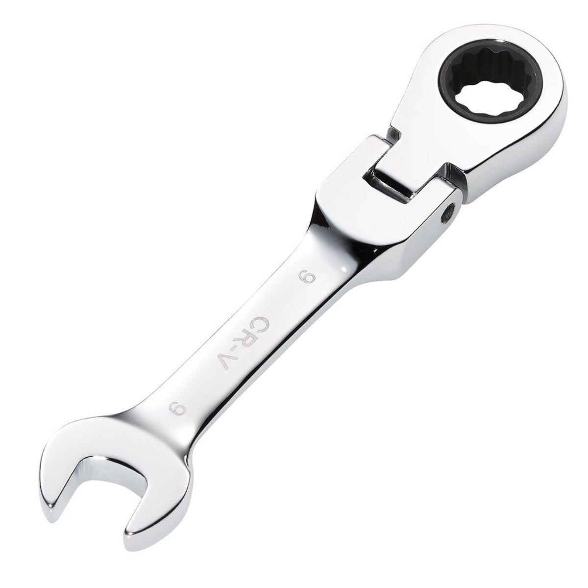 Draper HI-TORQ Metric Stubby Flexible Head Ratchet Combination Spanner, 9mm 27964