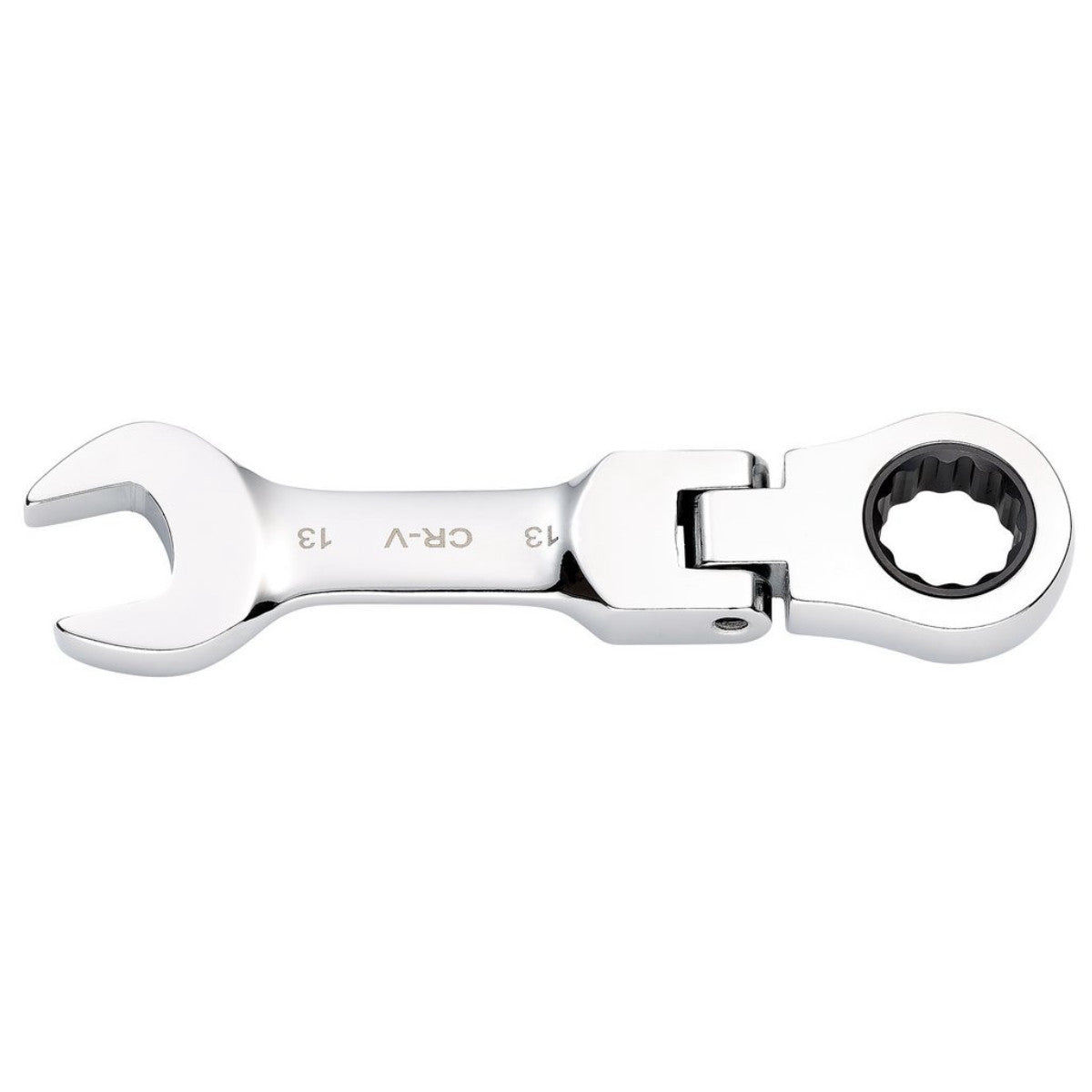Draper HI-TORQ Metric Stubby Flexible Head Ratchet Combination Spanner, 13mm 27969