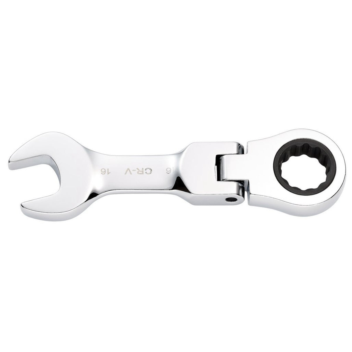 Draper HI-TORQ Metric Stubby Flexible Head Ratchet Combination Spanner, 16mm 27974