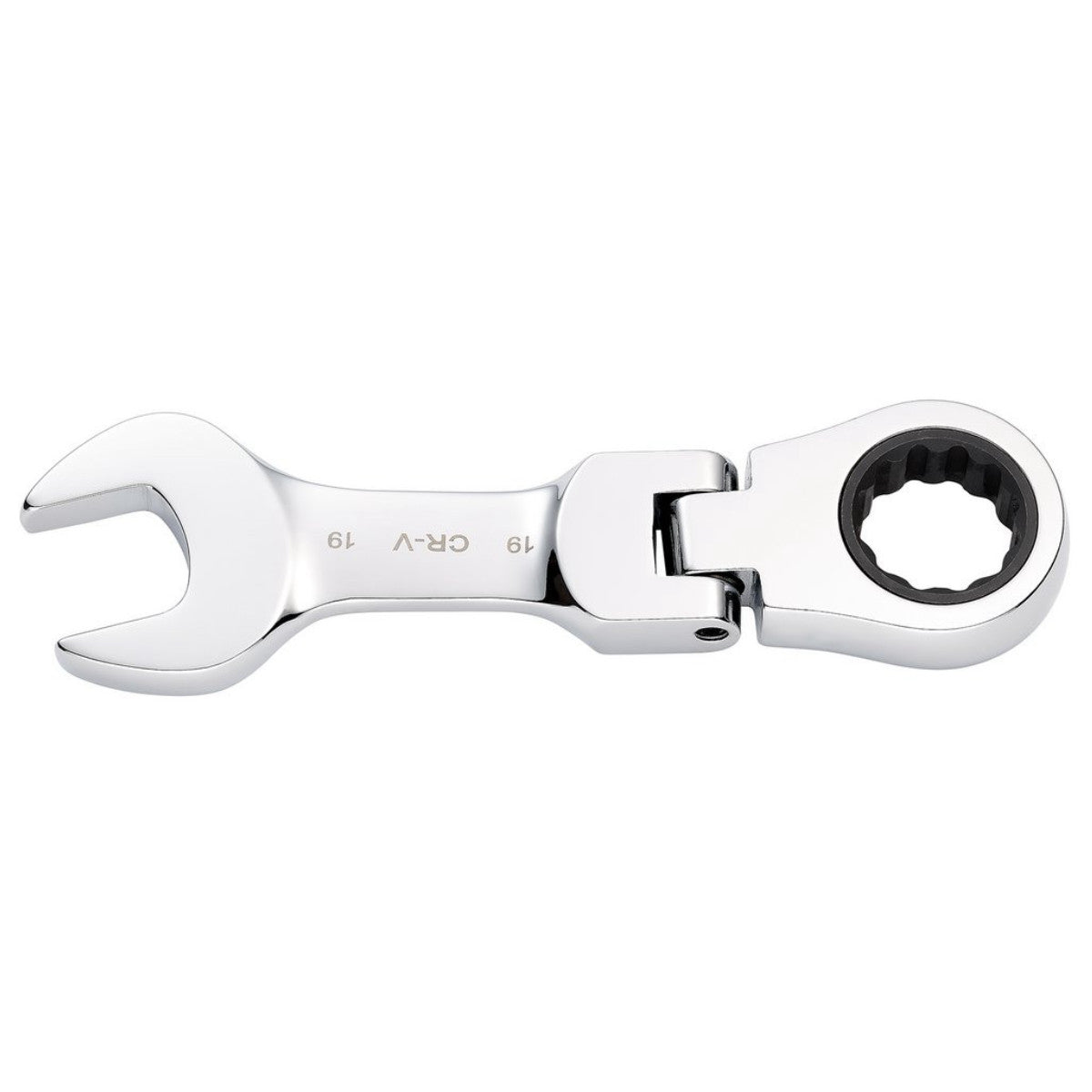 Draper HI-TORQ Metric Stubby Flexible Head Ratchet Combination Spanner, 19mm 27981