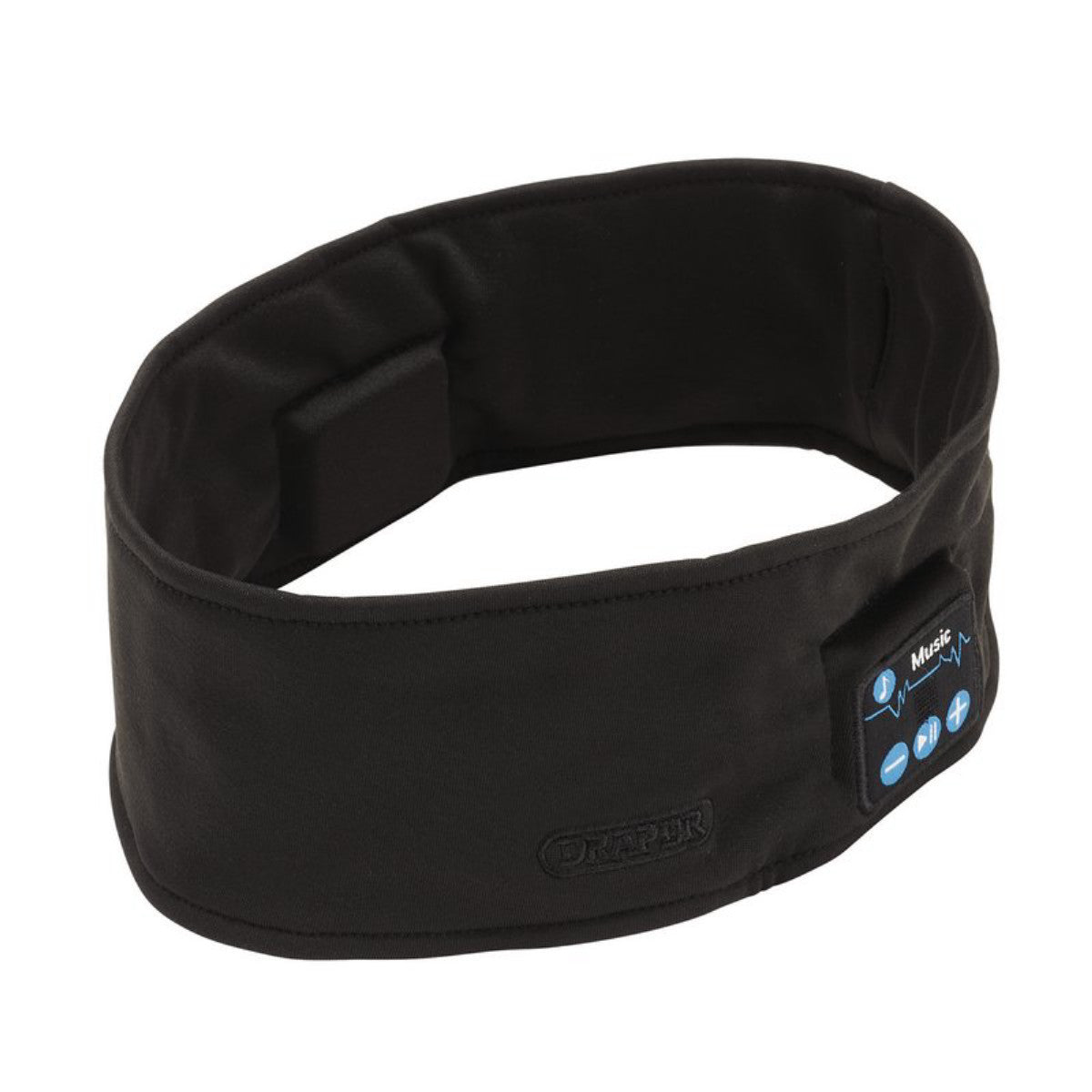 Draper Smart Wireless Rechargeable Headband with USB Charging Cable, Black, One Size 28340