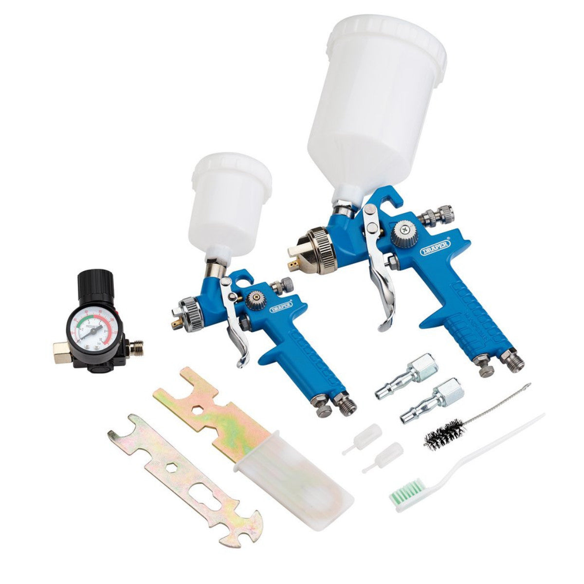 Draper HVLP Air Paint Spray Gun Kit (7 Piece) 28374
