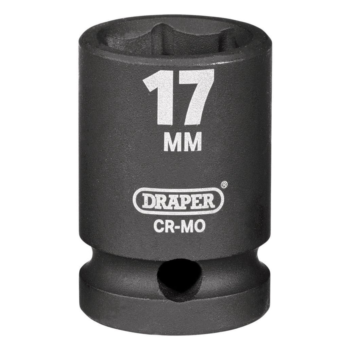 Draper HI-TORQ Impact Socket, 1/2" Sq. Dr., 17mm 28496