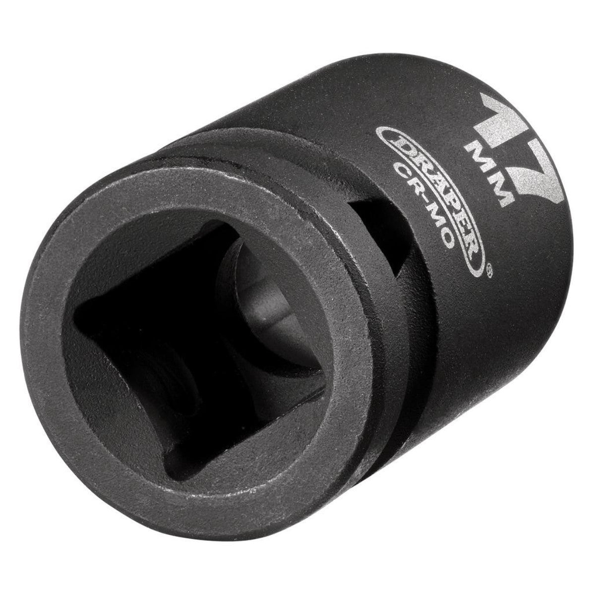 Draper HI-TORQ Impact Socket, 1/2" Sq. Dr., 17mm 28496