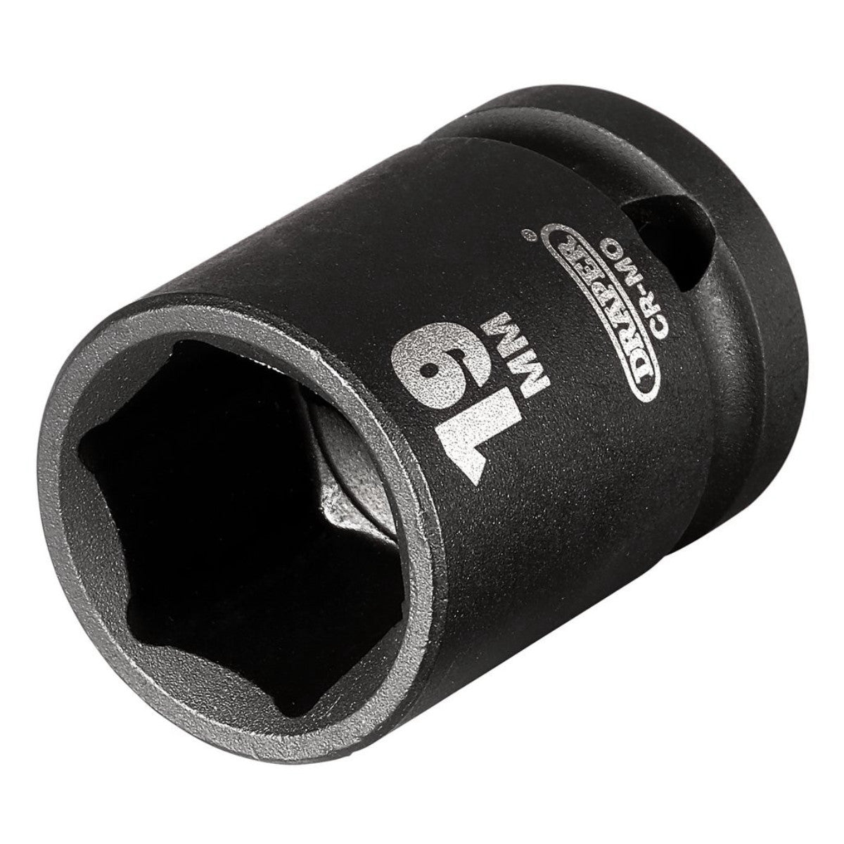 Draper HI-TORQ Impact Socket, 1/2" Sq. Dr., 19mm 28503