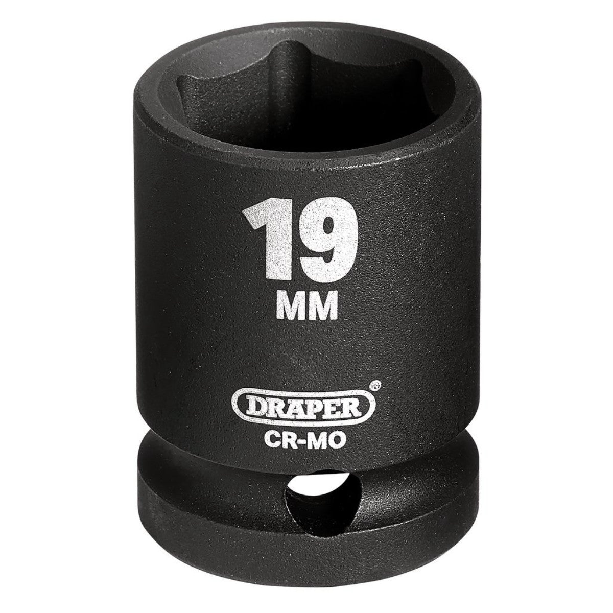Draper HI-TORQ Impact Socket, 1/2" Sq. Dr., 19mm 28503