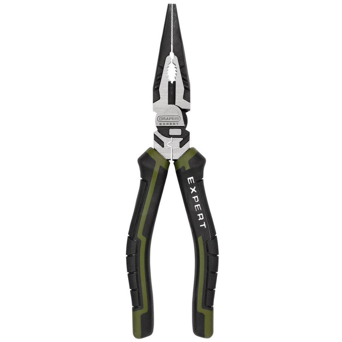 Draper Expert High Leverage Long Nose Pliers, 200mm 28521