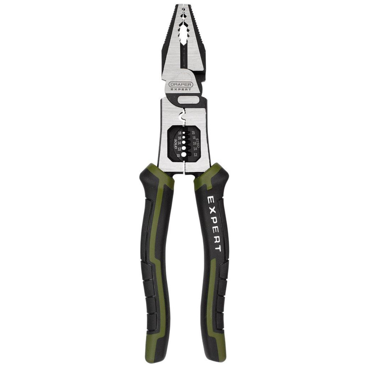 Draper Expert Combination Pliers with Wire Stripper, 200mm 28525
