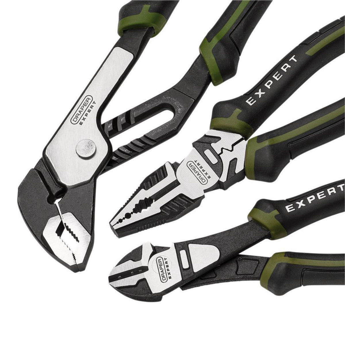 Draper Expert High Leverage Pliers Set with Water Pump Pliers (3 Piece) 28536