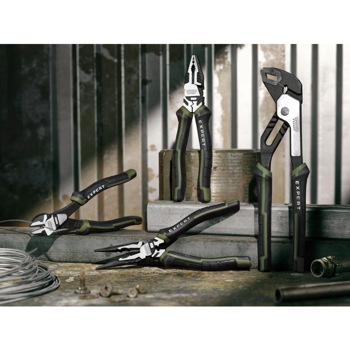 Draper Expert High Leverage Pliers Set with Water Pump Pliers (4 Piece) 28539