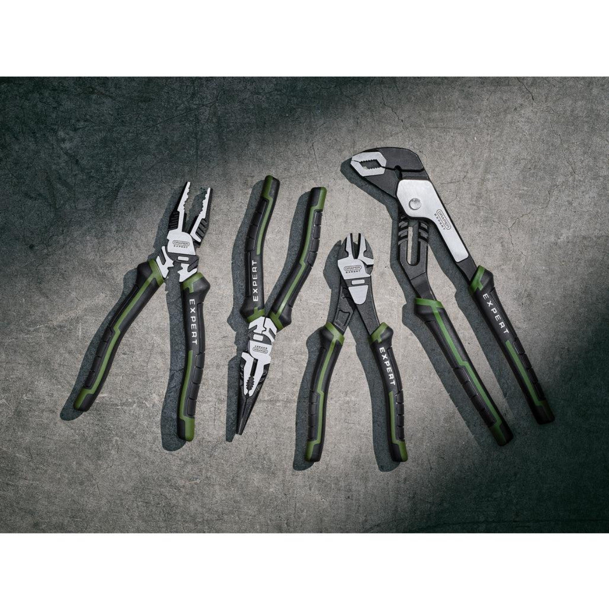 Draper Expert High Leverage Pliers Set with Water Pump Pliers (4 Piece) 28539