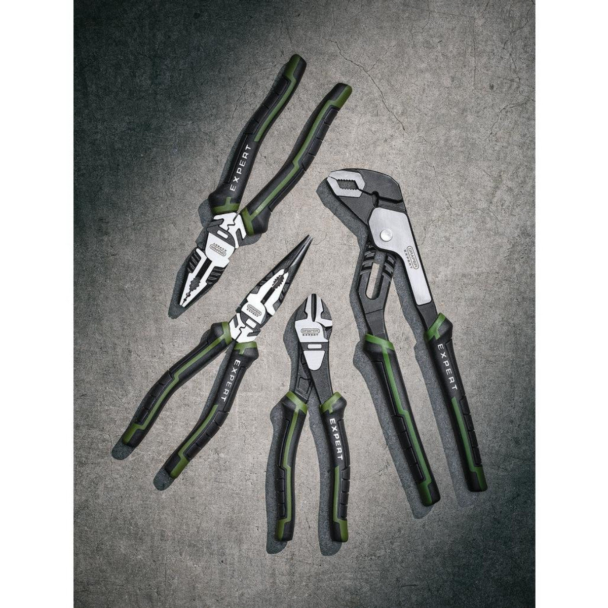 Draper Expert High Leverage Pliers Set with Water Pump Pliers (4 Piece) 28539