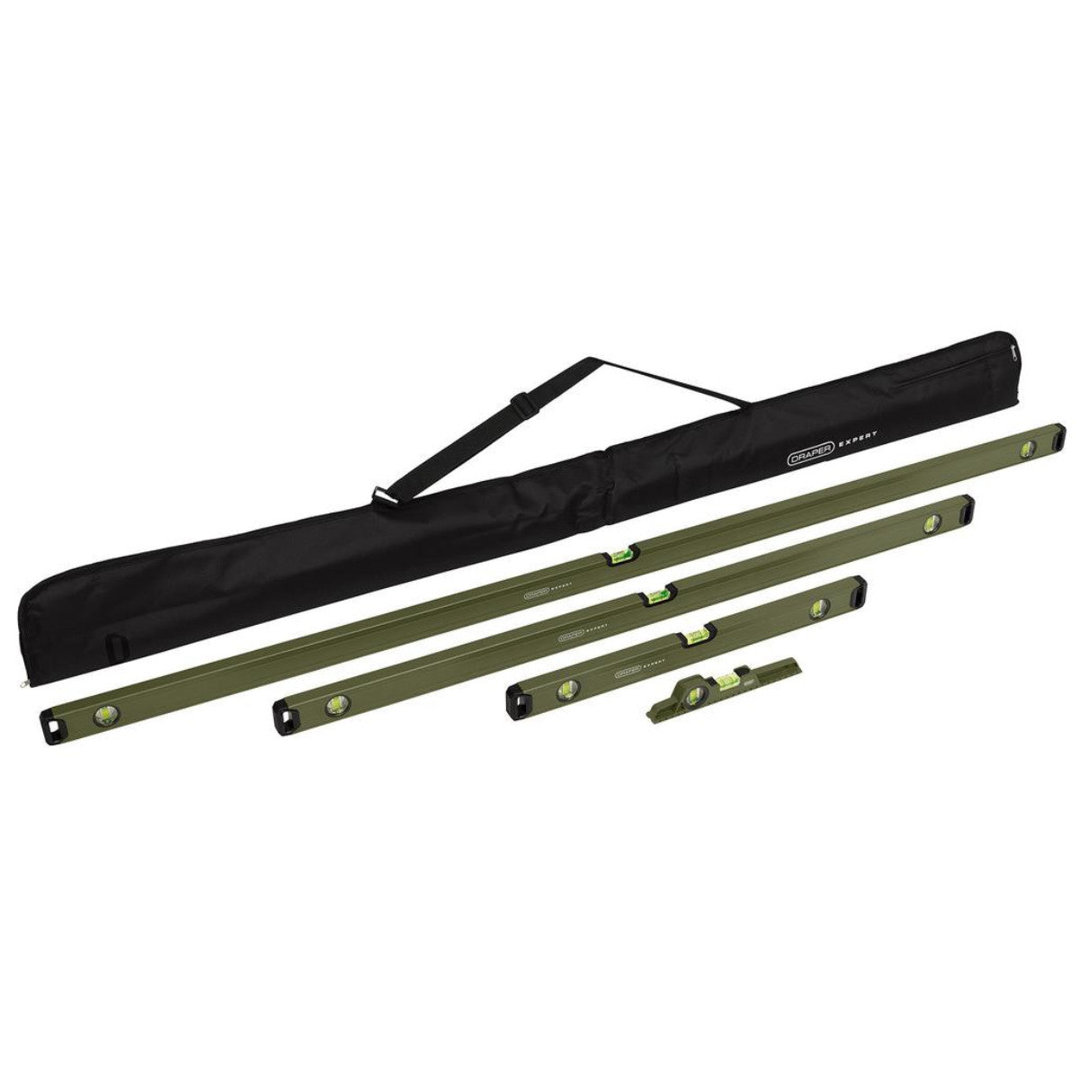 Draper Expert Box and Boat Spirit Level Set (4 Piece) 29056
