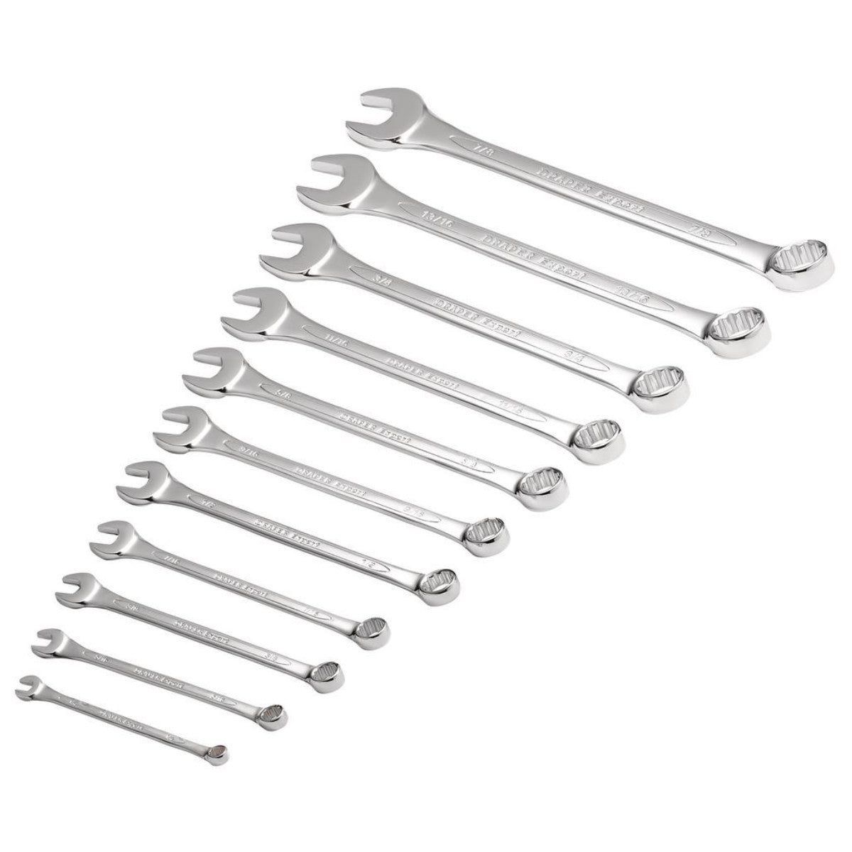 Draper Expert HI-TORQ Imperial Combination Spanner Set (11 Piece) 29546