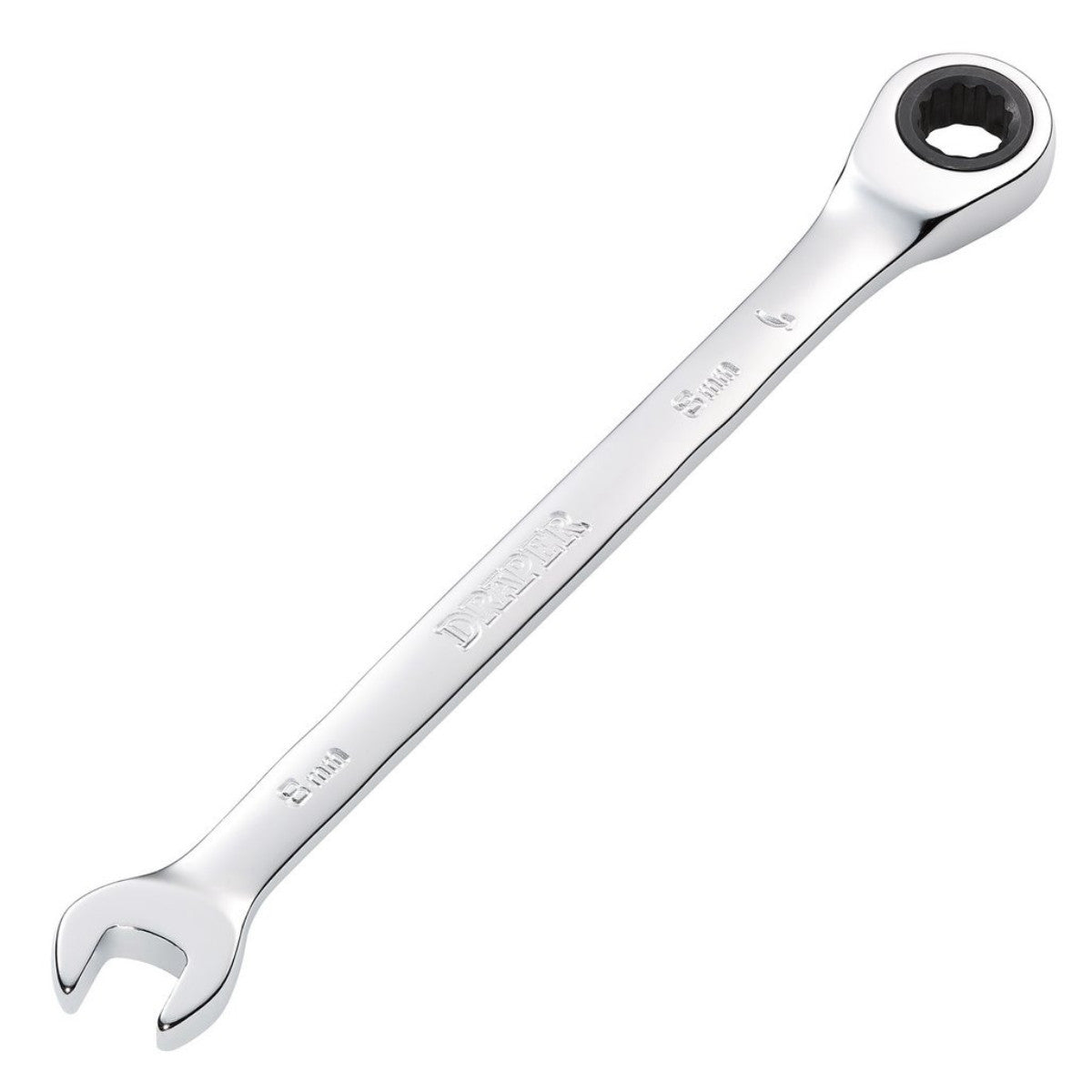 Draper Metric Ratcheting Combination Spanner, 8mm 31005